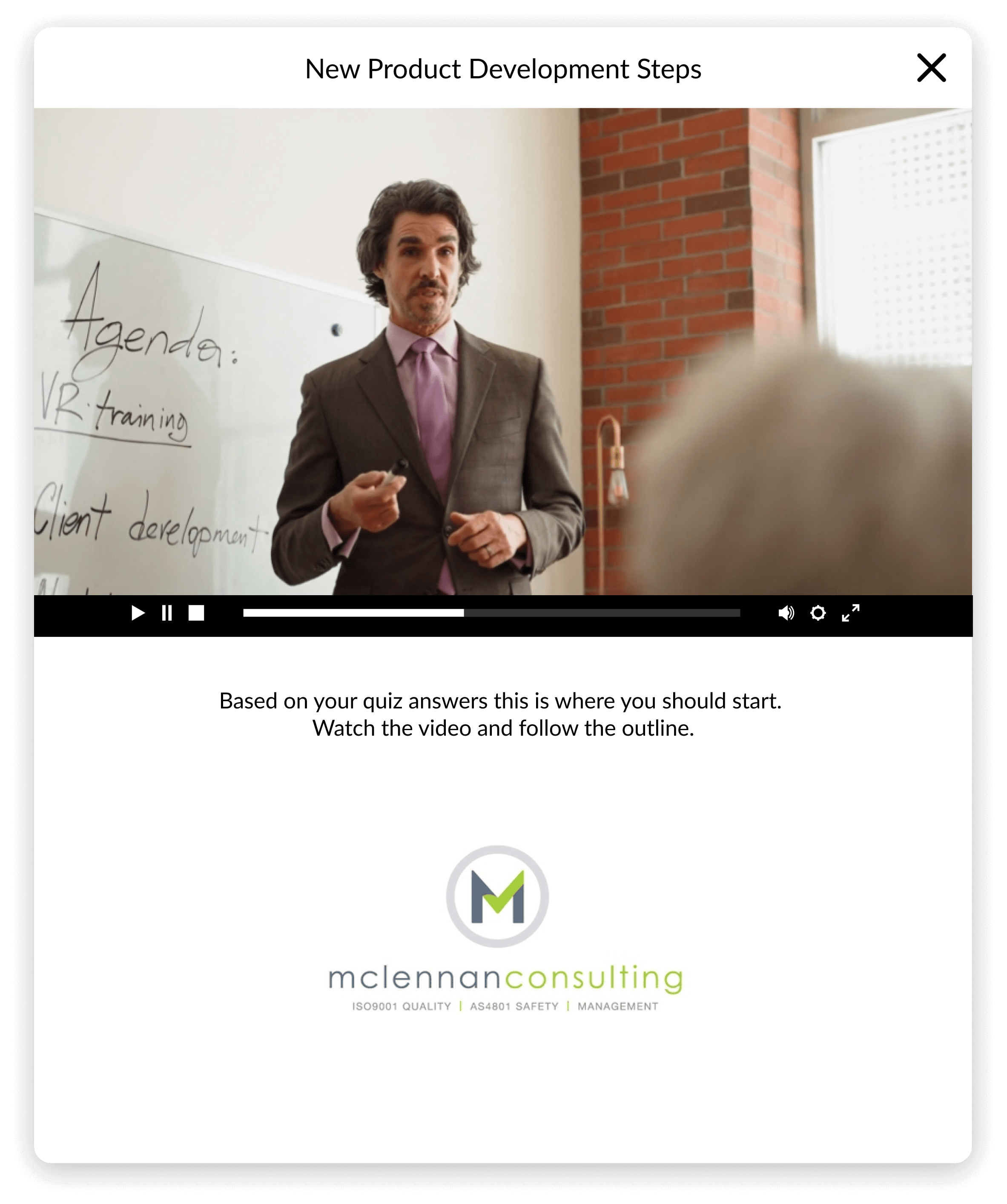 Video results members can keep.